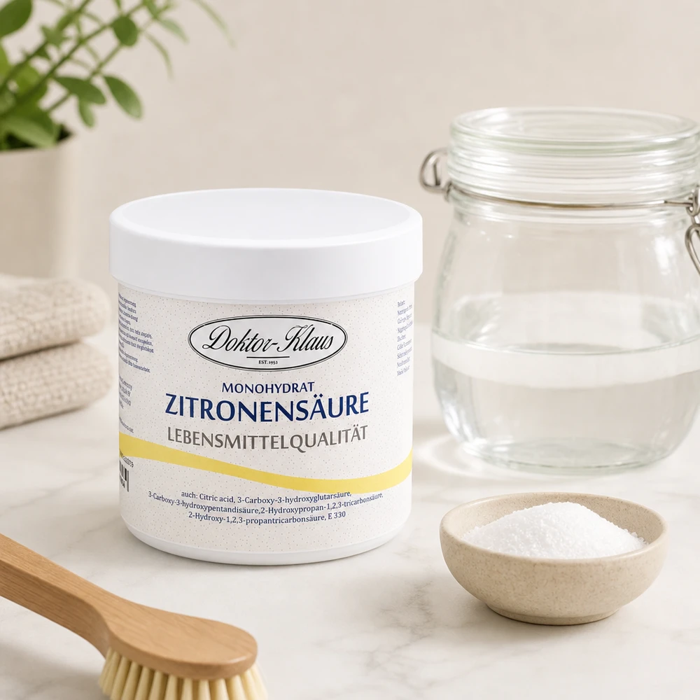 Doktor-Klaus Zitronensäure 250g Monohydrat Lebensmittelqualität für professionelle Anwendung Gewerbetreibende