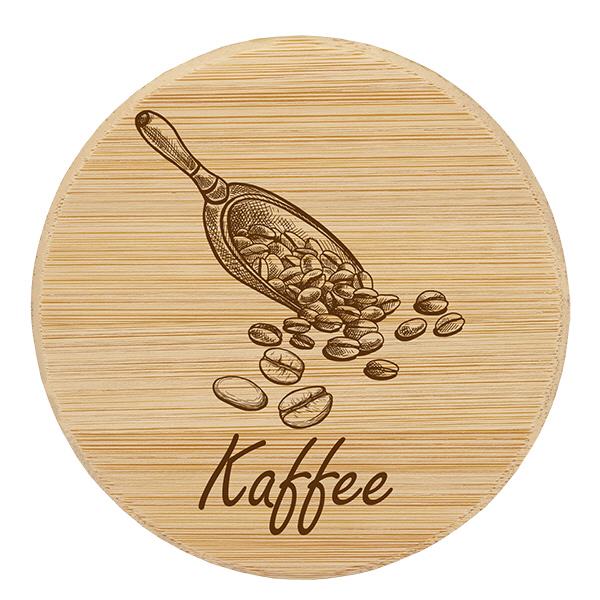 Holzdeckel "Kaffee" für WECK RR100
