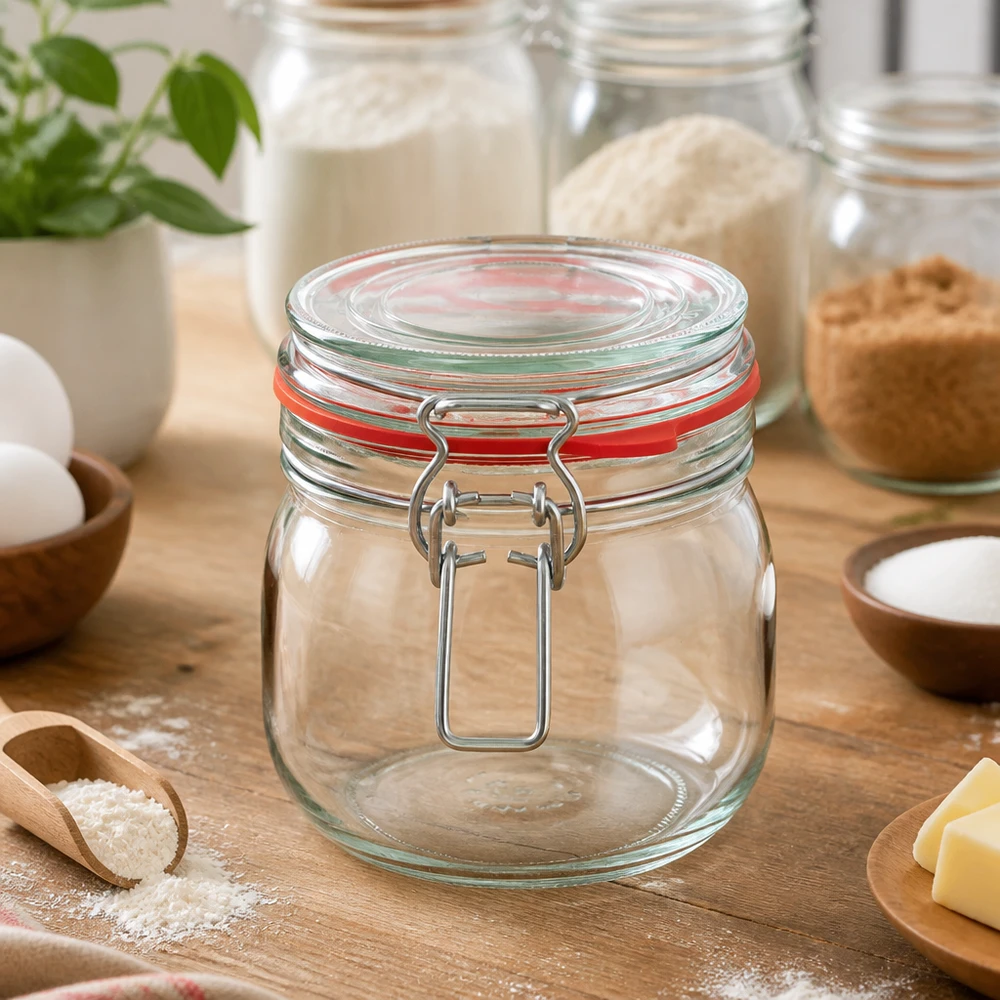 634ml Vorratsglas mit Bügelverschluss für professionelle Lebensmittellagerung im Großhandel