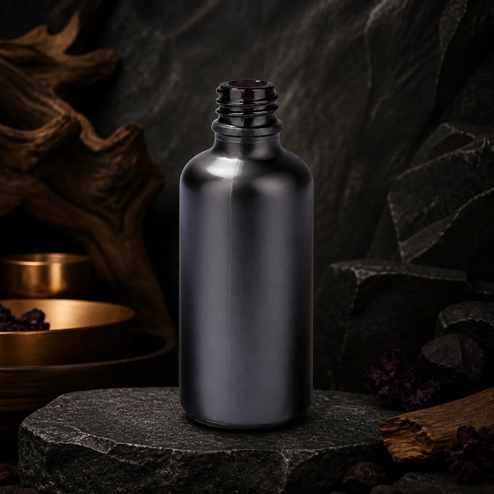 50ml Apothekerflasche BlackLine UT18/50 UNiTWIST 50ml Apothekerflasche BlackLine Schwarzglas UT18/50 UNiTWIST für professionelle Anwendung Pacadura