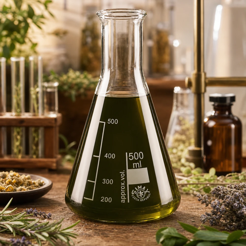 Erlenmeyerkolben 500ml Enghals Erlenmeyerkolben 500ml Enghals aus Borosilikatglas für professionelle Laboranwendungen und gewerblichen Einsatz