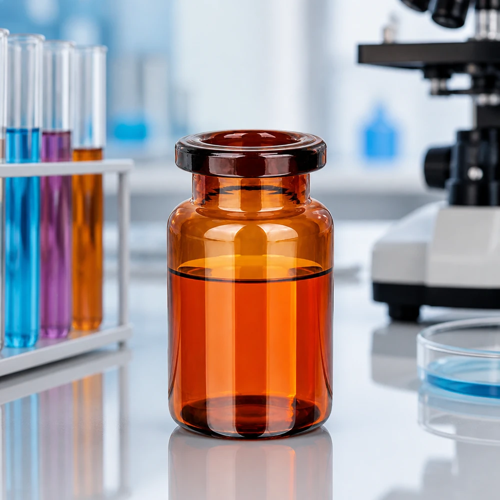 Injektionsflasche Braunglas 5ml Injektionsflasche Braunglas 5ml für pharmazeutischen und labormedizinischen Einsatz im Fachhandel