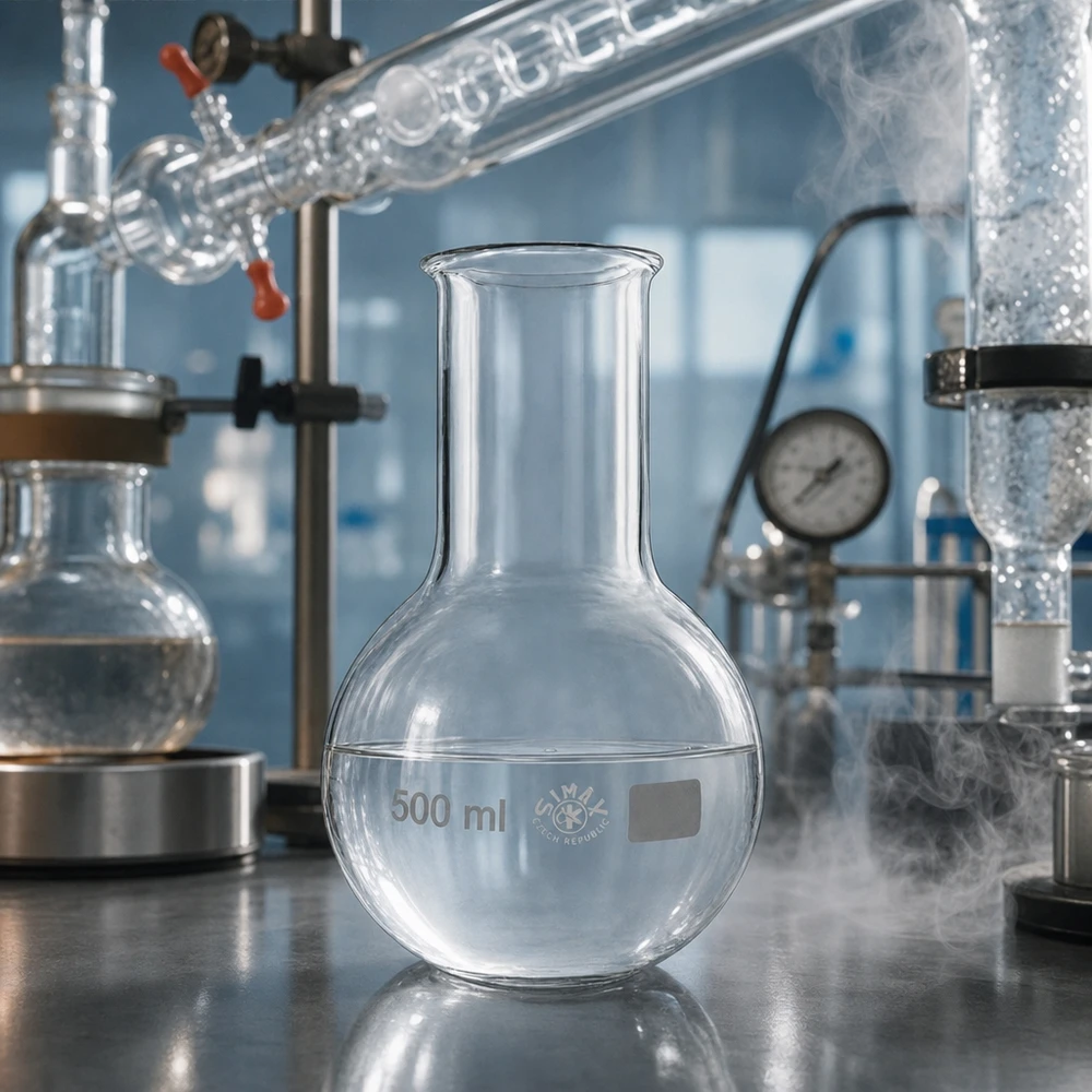 Stehkolben 500ml Weithals Stehkolben 500ml Weithals Borosilikatglas für professionelle Laboranwendungen bei Pacadura.de