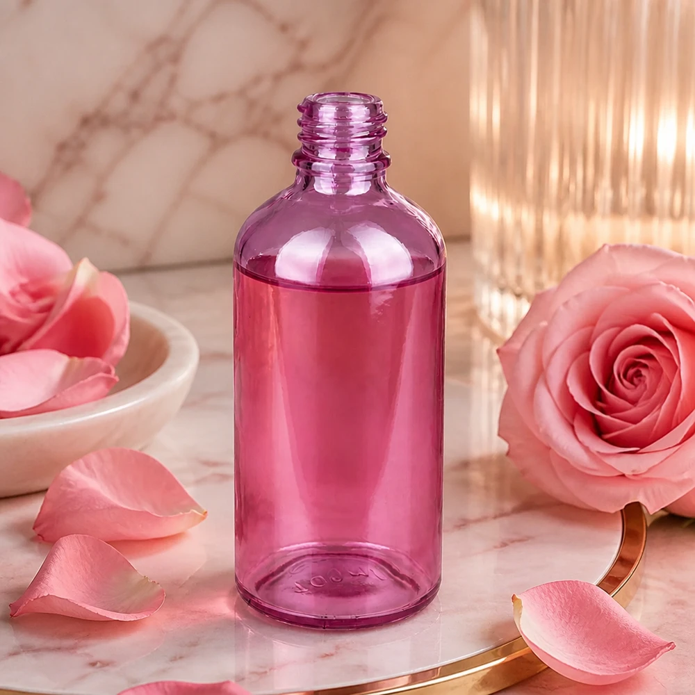 100ml Apothekerflasche PurpleLine violett PET UT18/100 UNiTWIST für professionelle Kosmetik und Pharmazie
