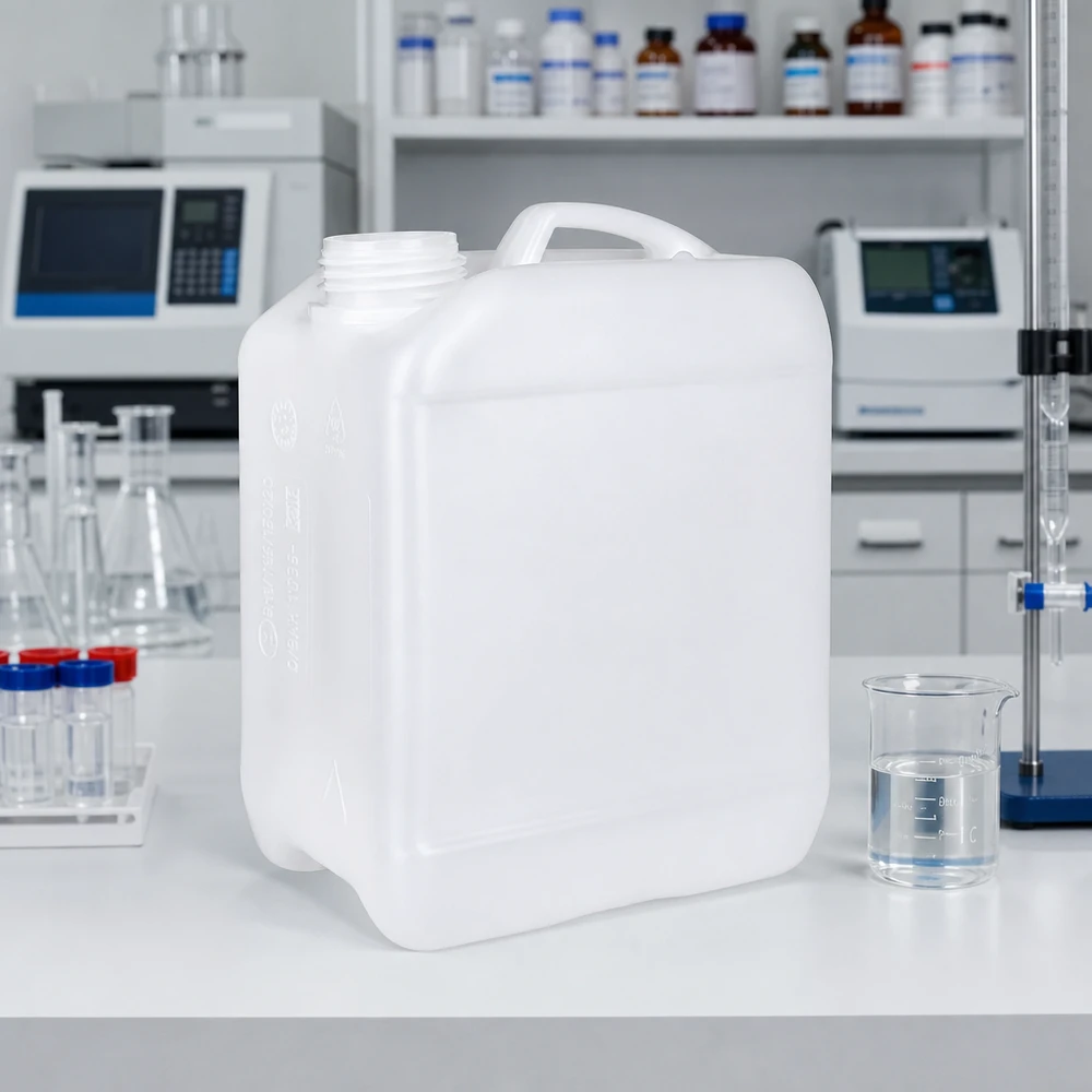 Kanister 2.5 Liter ohne Verschluss Weißer HDPE-Kanister 2,5 Liter ohne Verschluss für professionellen Laboreinsatz bei Pacadura.de