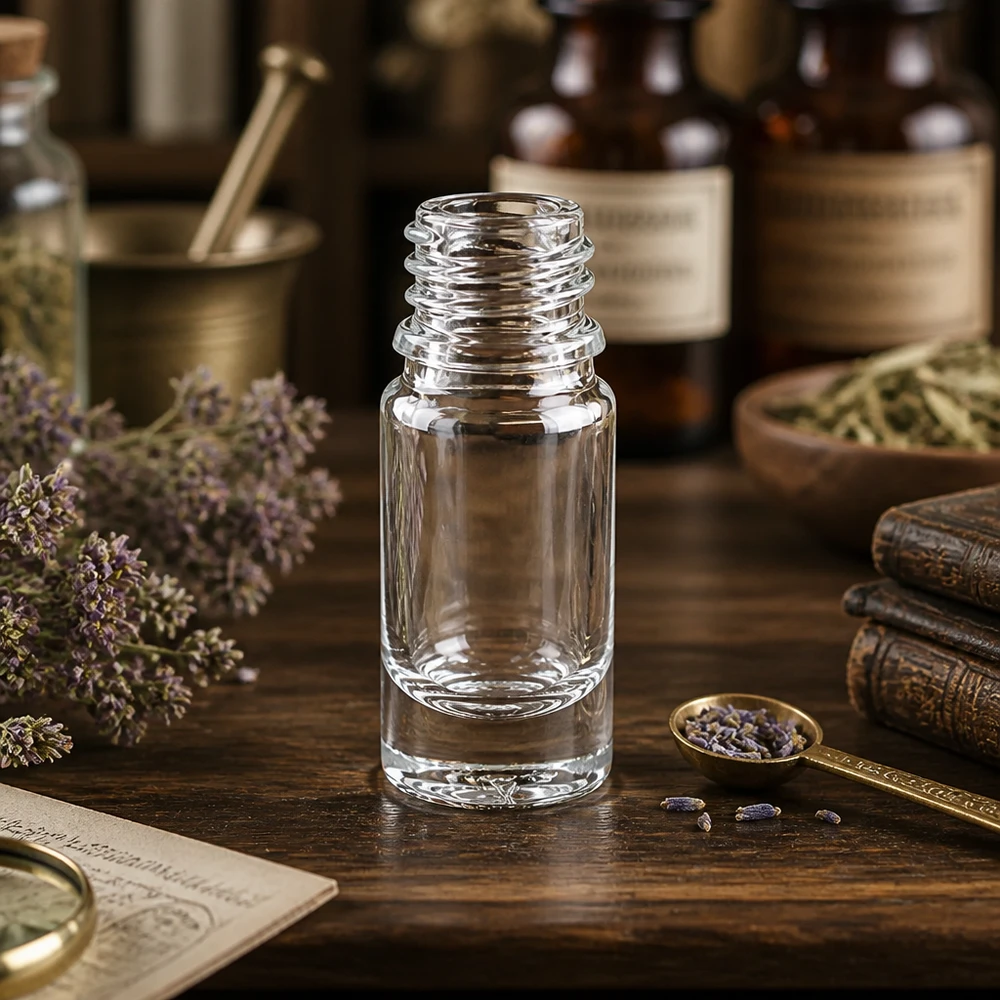 5ml klare Apothekenflasche ApoGlas für professionelle Anwendung in Apotheken und Laboren