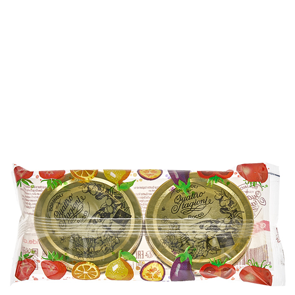 Schraubverschluss "Quattro Stagioni" gold QS70mm