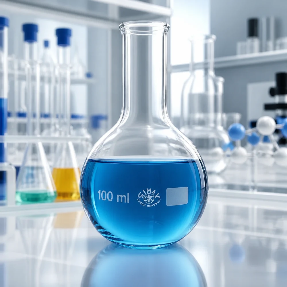 Stehkolben 100ml Enghals aus Borosilikatglas für professionelle Laboranwendungen bei Pacadura.de