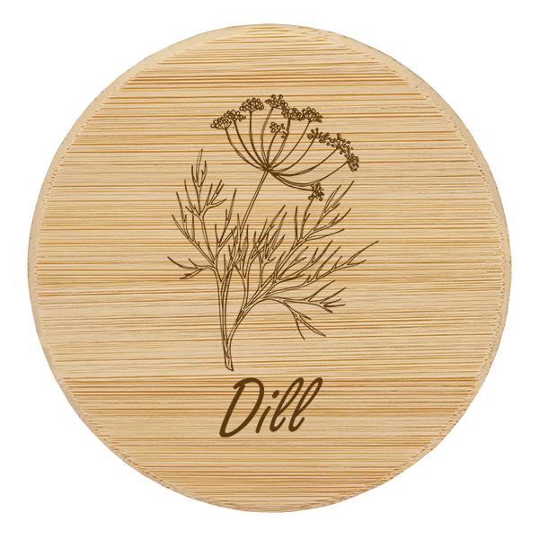 Holzdeckel "Dill" für WECK RR60