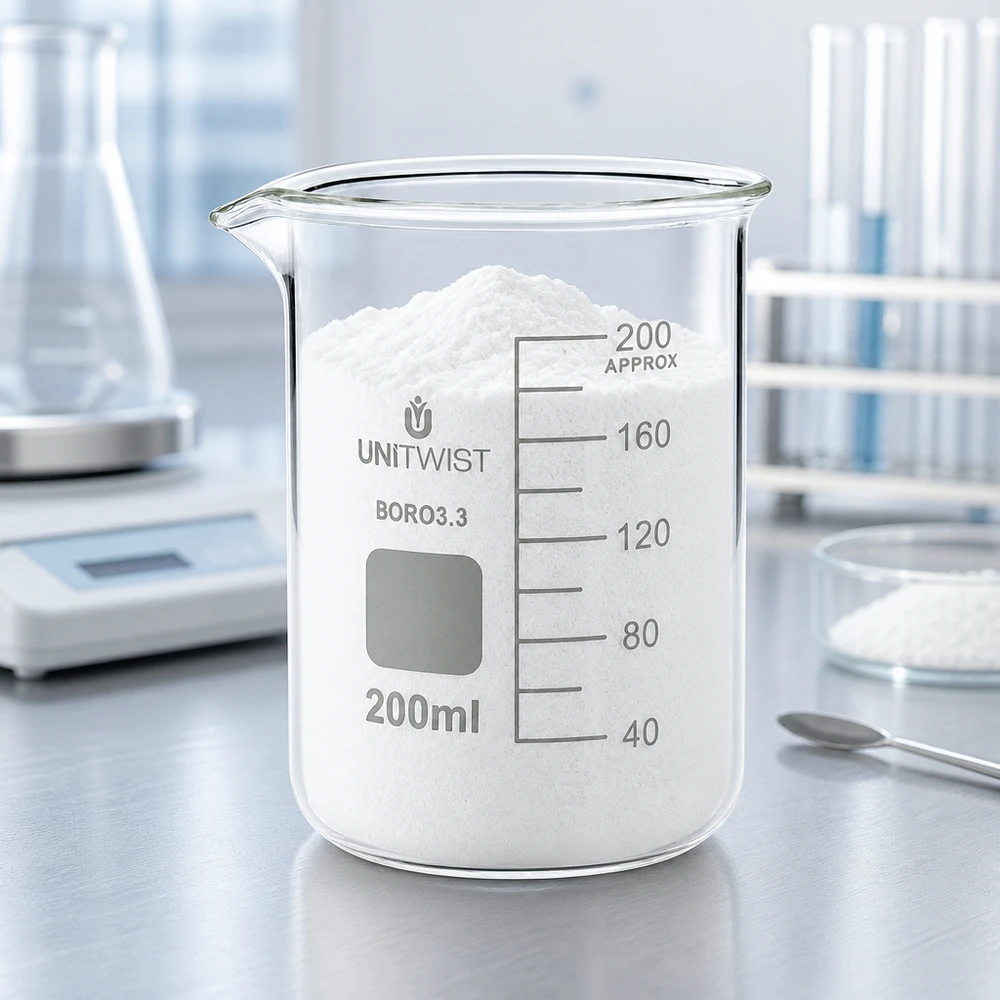 Becherglas 200ml Borosilikat niedrige Form UNiTWIST BORO3.3 für professionelle Labore