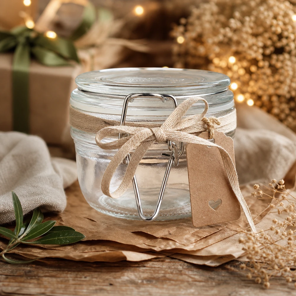 200ml Vorratsglas mit Bügelverschluss für professionelle Lagerung - Glaskonserve für Gewerbetreibende bei Pacadura