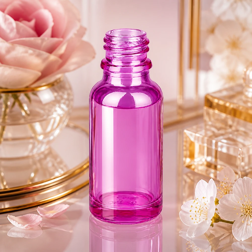 20ml Apothekerflasche violett Glas UT18/20 UNiTWIST Gewinde für professionelle Anwendung Kosmetik Pharmazie
