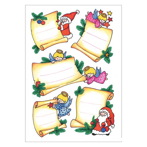 Sticker "Weihnachtsbrief" (10 Aufkl. mit Glitzer) Sticker "Weihnachtsbrief" (10 Aufkl. mit Glitzer)