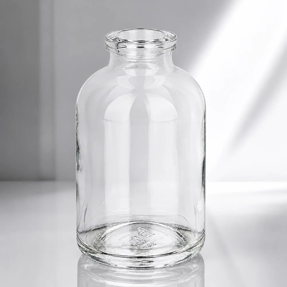 Injektionsflasche Klarglas 50ml für pharmazeutischen und gewerblichen Einsatz bei Pacadura.de