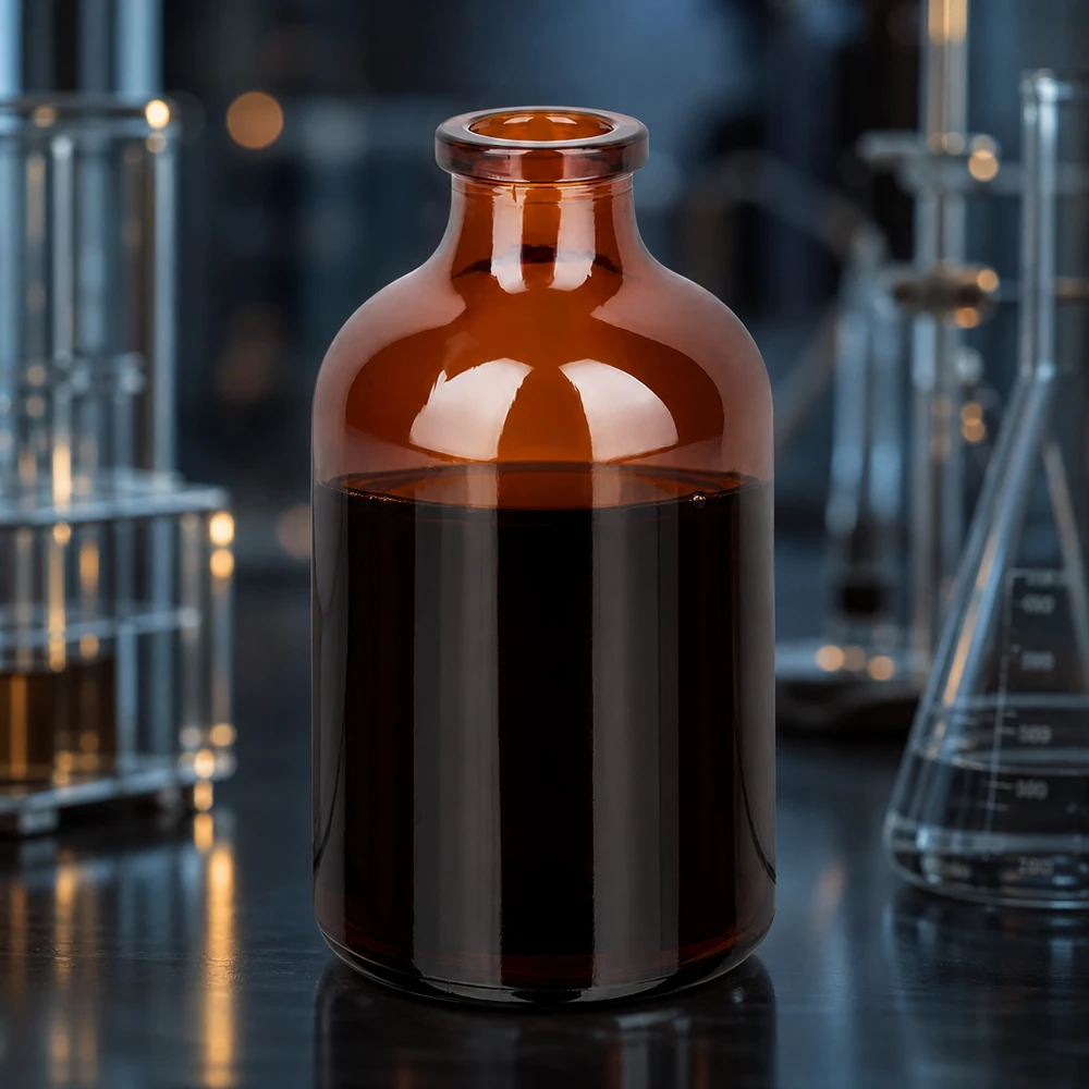 Injektionsflasche Braunglas 50ml für pharmazeutischen und gewerblichen Einsatz im Labor