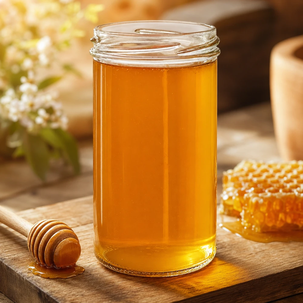 UNiTWIST Sturzglas 277ml TO66 Verschluss für professionelle Honigabfüllung im Gewerbeeinsatz bei Pacadura Fachhandel