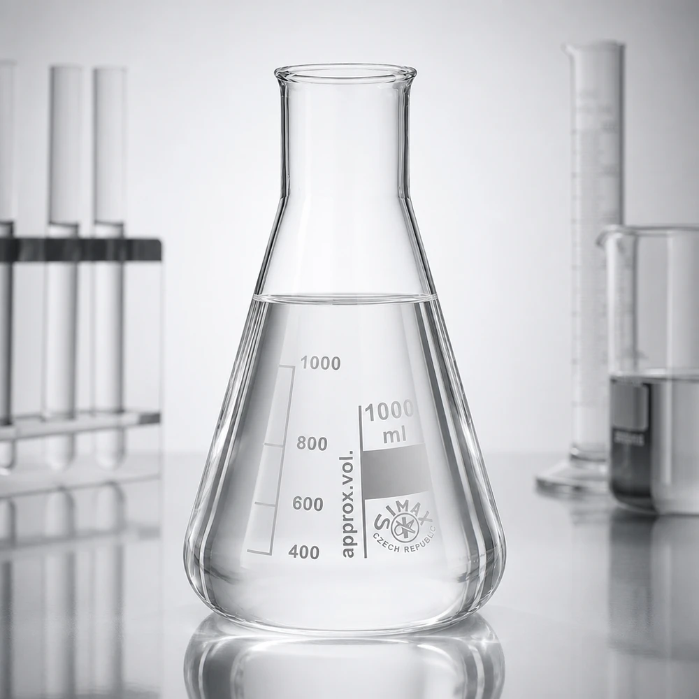 Erlenmeyerkolben 100ml Weithals aus Borosilikatglas für professionelle Laboranwendungen bei Pacadura.de