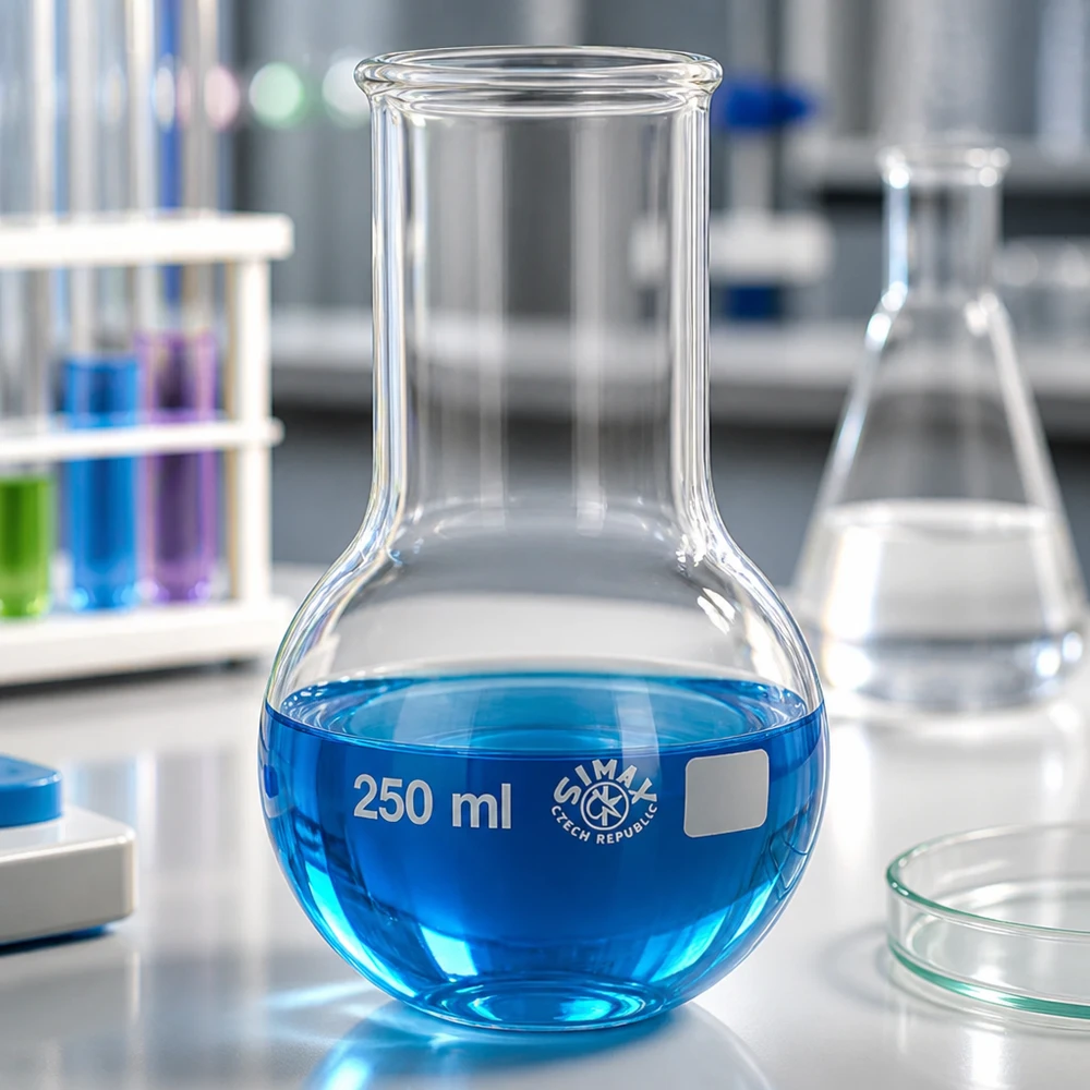 Rundkolben 250ml Weithals Rundkolben 250ml Weithals Borosilikatglas für professionelle Laboranwendungen und chemische Synthese