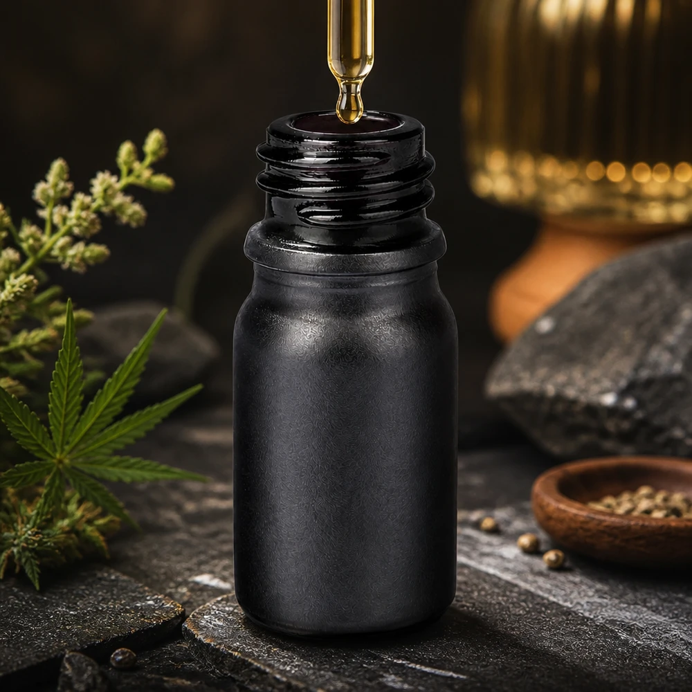 5ml Apothekenflasche BlackLine UT18/5 UNiTWIST schwarz matt für professionelle Anwendung bei Pacadura.de