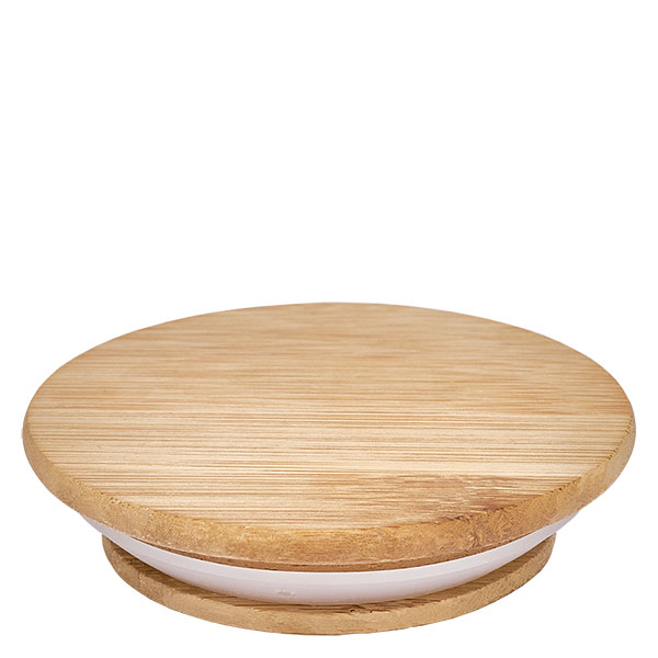 Holzdeckel (Buche) unbedruckt für WECK RR100 Holzdeckel Version A für WECK RR100 Gläser aus natürlichem Holz mit weißer Dichtung rund
