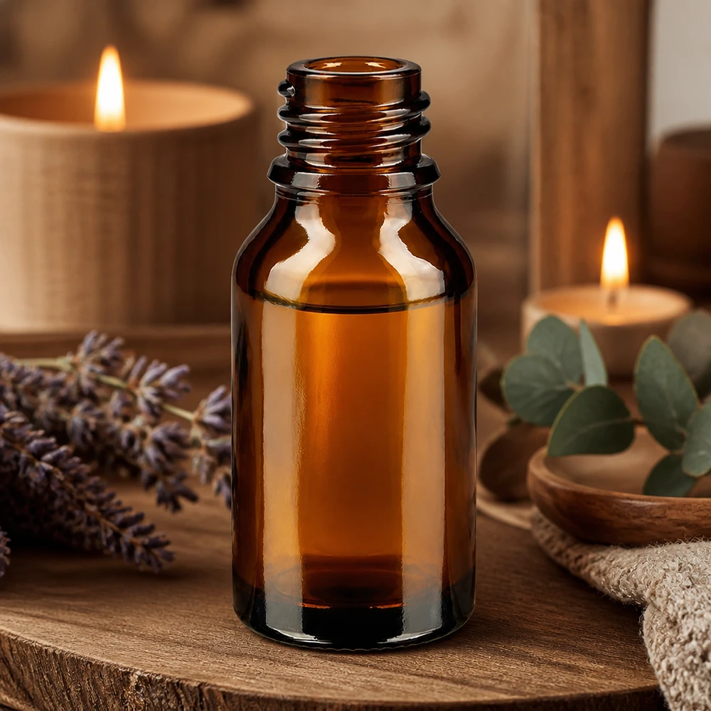 Tropfflasche 30 ml DIN 18 Braunglas HOHE FORM 30ml braune Apothekenflasche hohe Form aus ApoGlas für professionelle Anwendung im Fachhandel bei Pacadura