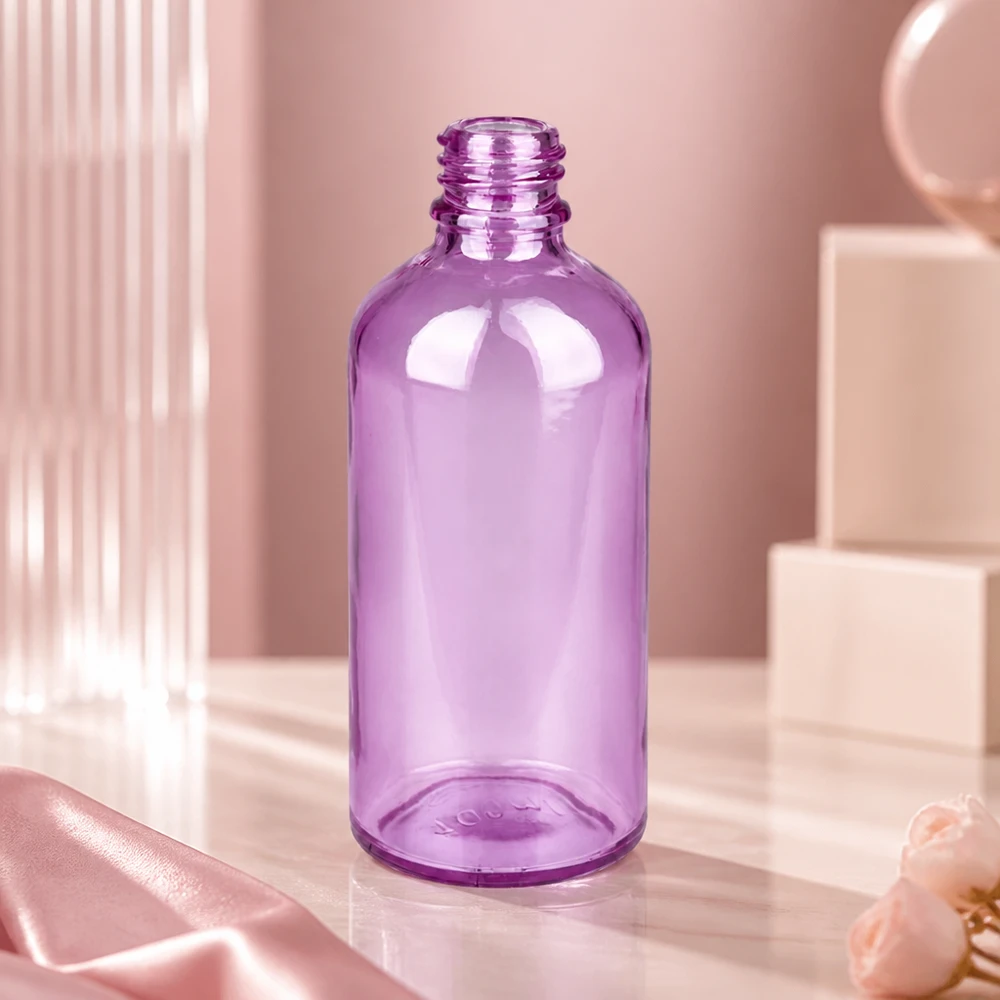 100ml Apothekerflasche lila Glas UT18/100 UNiTWIST für professionelle Anwendung Kosmetik Pharmazie Gewerbetreibende