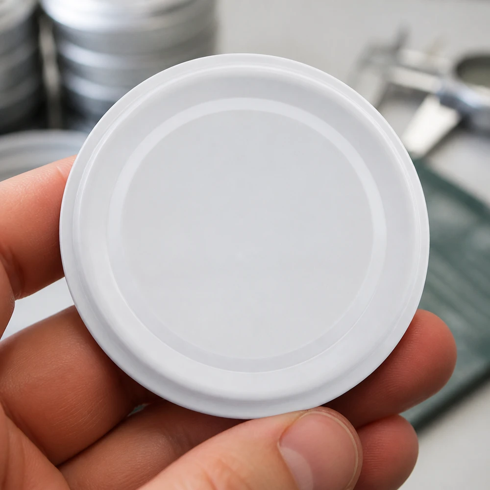 58mm BasicSeal Twist-Off Deckel TO58deep weiss Weißblech Einmachdeckel Großhandel Pacadura