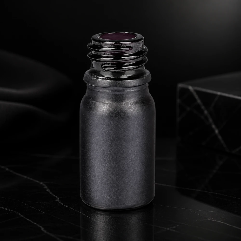5ml Apothekenflasche BlackLine UT18/5 UNiTWIST schwarz matt für professionelle pharmazeutische Anwendungen
