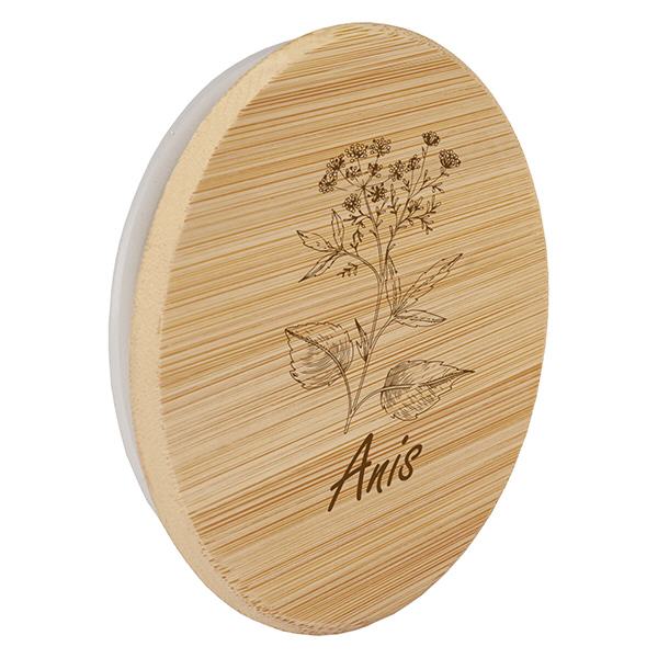 Holzdeckel "Anis" für WECK RR60