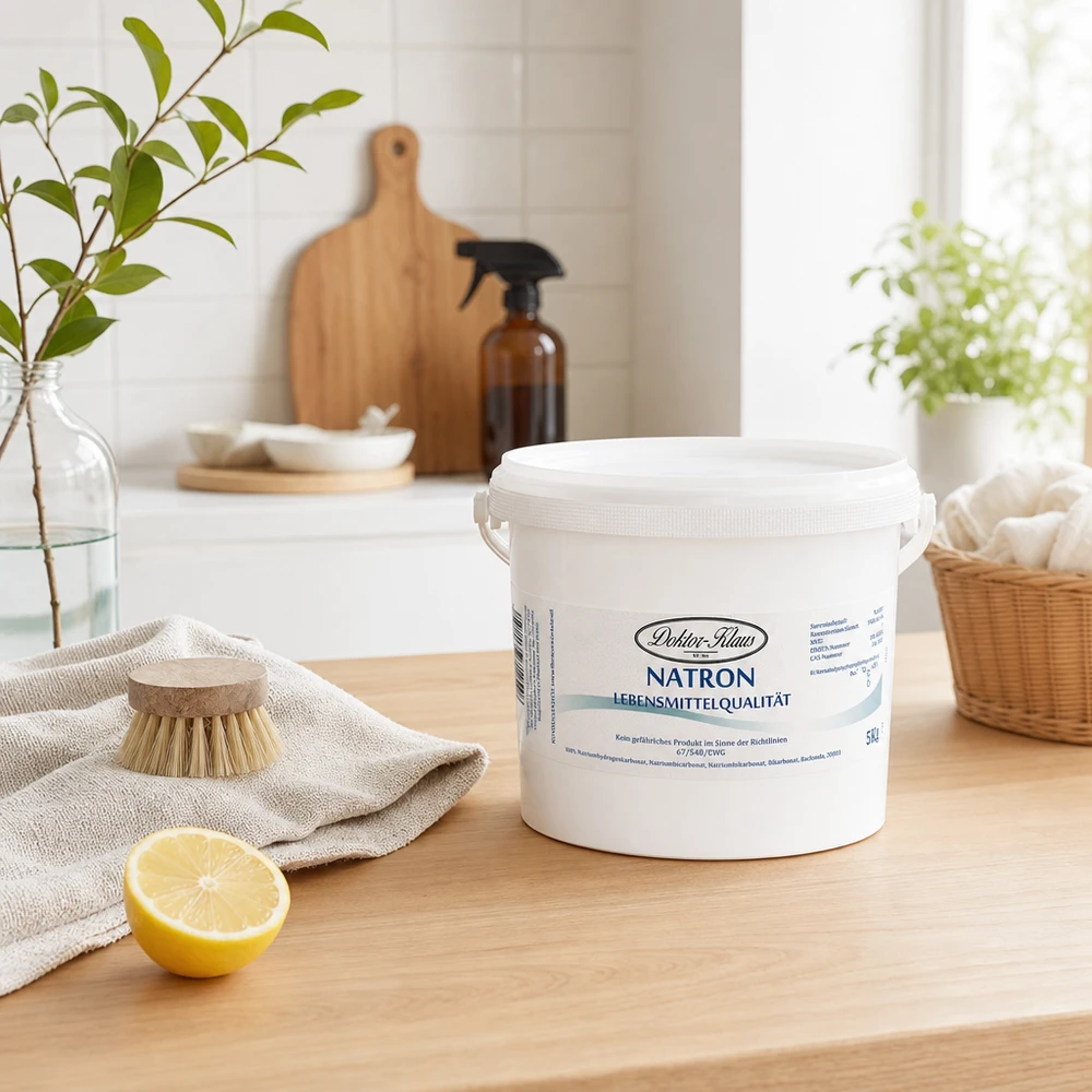Natron 5kg Doktor-Klaus 5kg Natron Doktor Klaus Lebensmittelqualität für professionelle Reinigung und gewerblichen Einsatz bei Pacadura