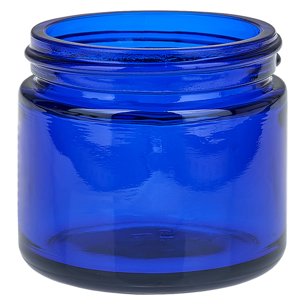 Glastiegel 60ml blau mit Einlegedeckel UNiTWIST Glastiegel 60ml blau mit Einlegedeckel UNiTWIST
