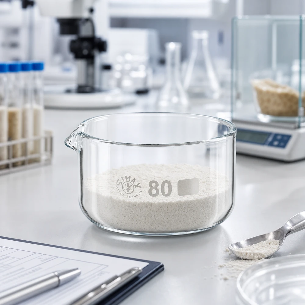 Kristallisierschale 150ml Borosilikatglas ø80mm mit Ausguss für Labor und Gewerbe bei Pacadura