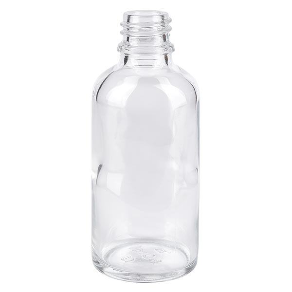 Klarglas Flasche 50ml DIN 18