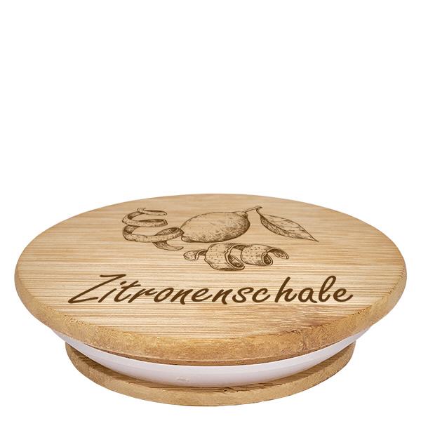 Holzdeckel "Zitronenschale" für WECK RR60