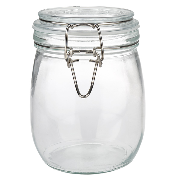 750ml Vorratsglas mit Silikonring und Bügelverschluss UNiTWIST