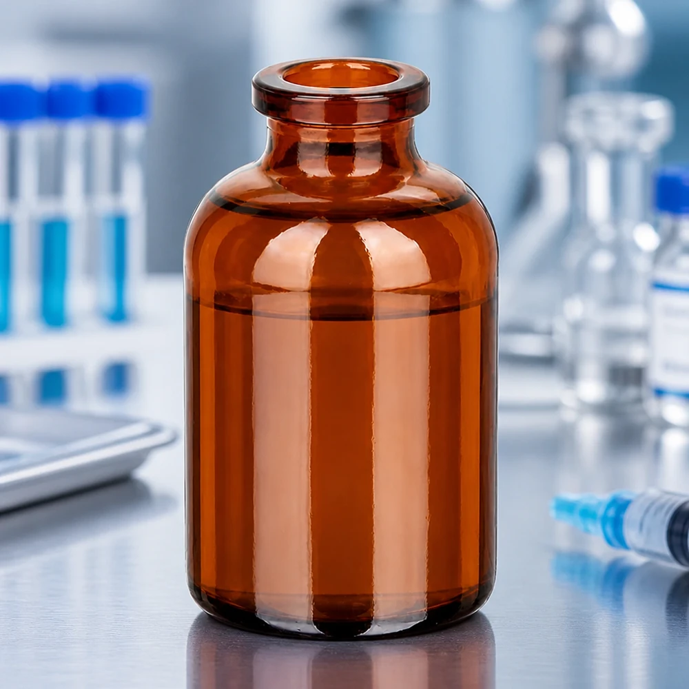 Injektionsflasche Braunglas 30ml für pharmazeutischen und gewerblichen Einsatz