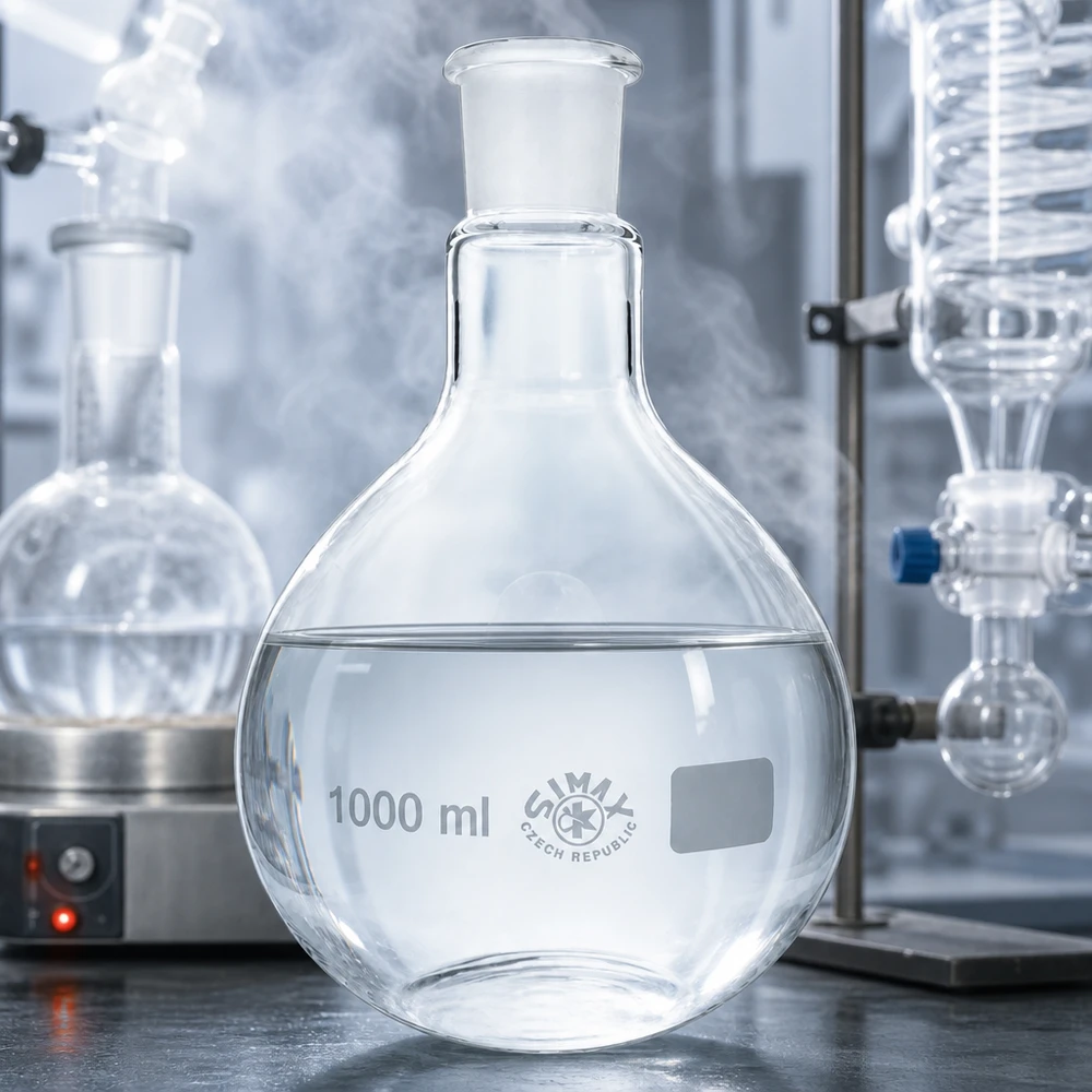 Stehkolben 1000ml mit Normschliff (29/32) Stehkolben 1000ml Borosilikatglas mit Normschliff NS 29/32 für professionelle Laboranwendungen bei Pacadura