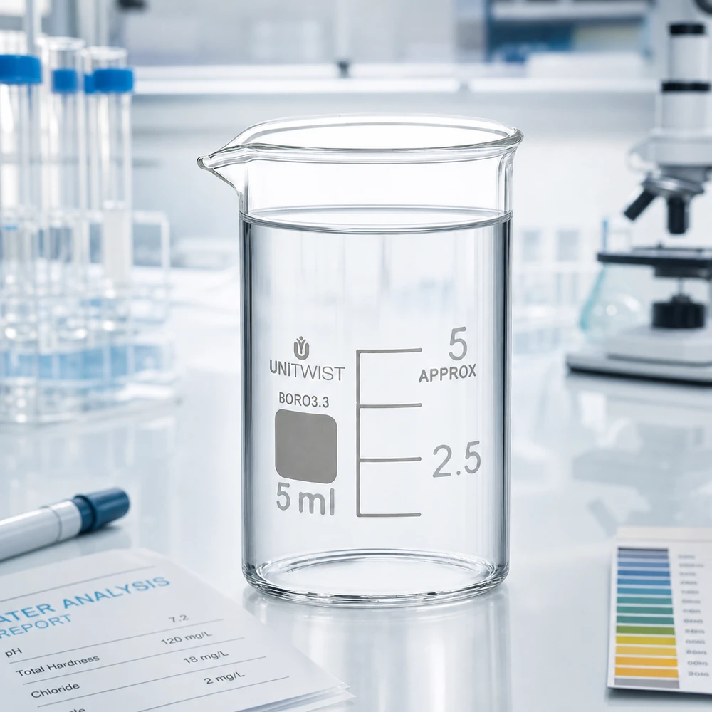 Becherglas 5ml Borosilikat, niedrige Form UNiTWIST Becherglas 5 ml Borosilikat 3.3 niedrige Form UNiTWIST für Labor und Gewerbe bei Pacadura