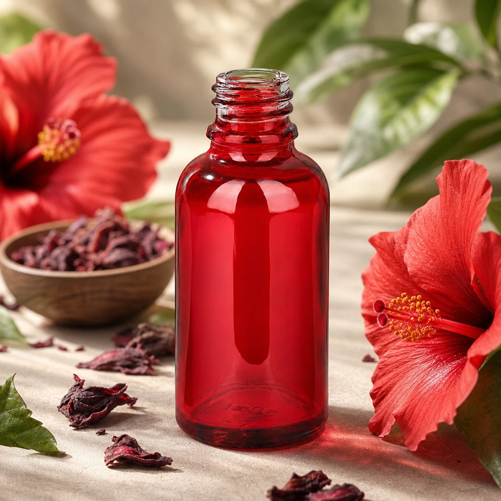 30ml Apothekenflasche RedLine UT18/30 UNiTWIST 30ml Apothekerflasche RedLine UT18/30 UNiTWIST Glas rot für professionelle Anwendung Fachhandel Pacadura