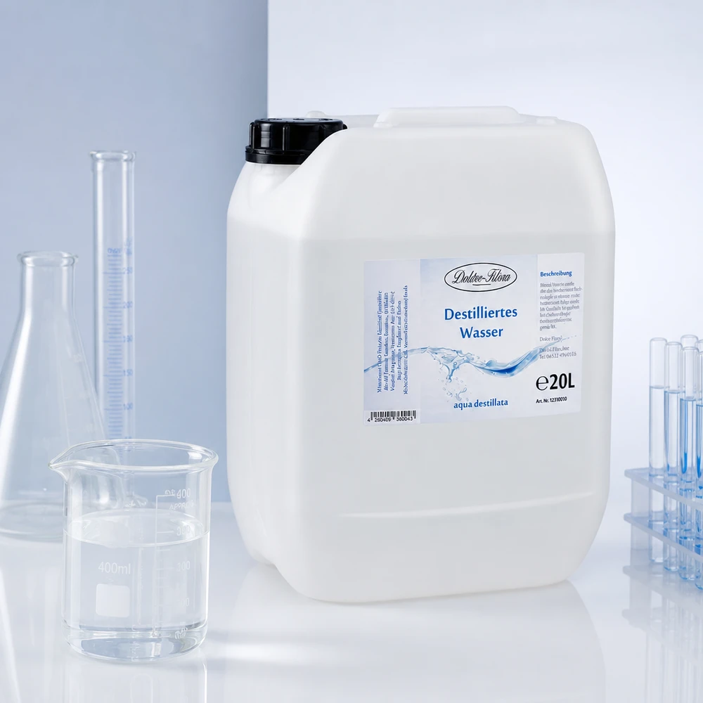 Destilliertes Wasser 20L Doktor-Klaus 20L Kanister destilliertes Wasser Doktor-Klaus für professionellen Laborbedarf und gewerbliche Anwendungen