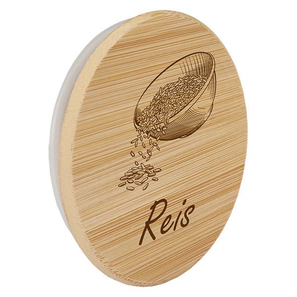 Holzdeckel "Reis" für WECK RR100