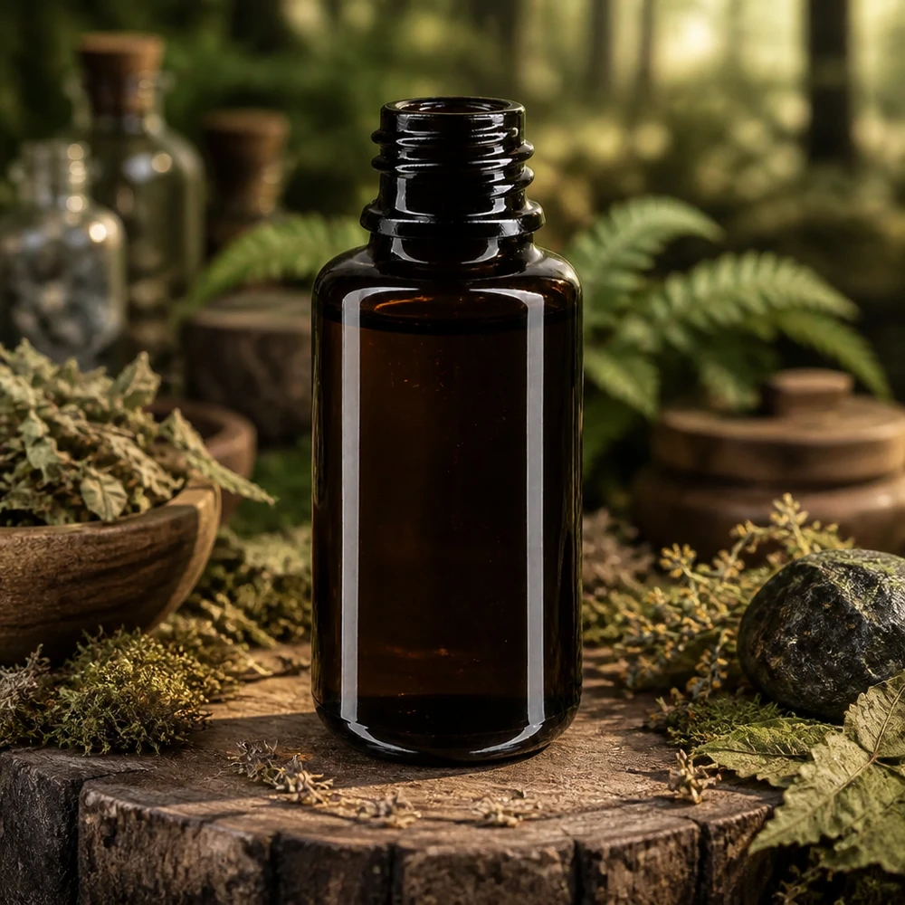 Violettglas Flasche 20ml DIN 18 (Mironglas) 20ml Tropfflasche Orion aus Violettglas Miron für professionelle Anwendung im Fachhandel bei Pacadura.de