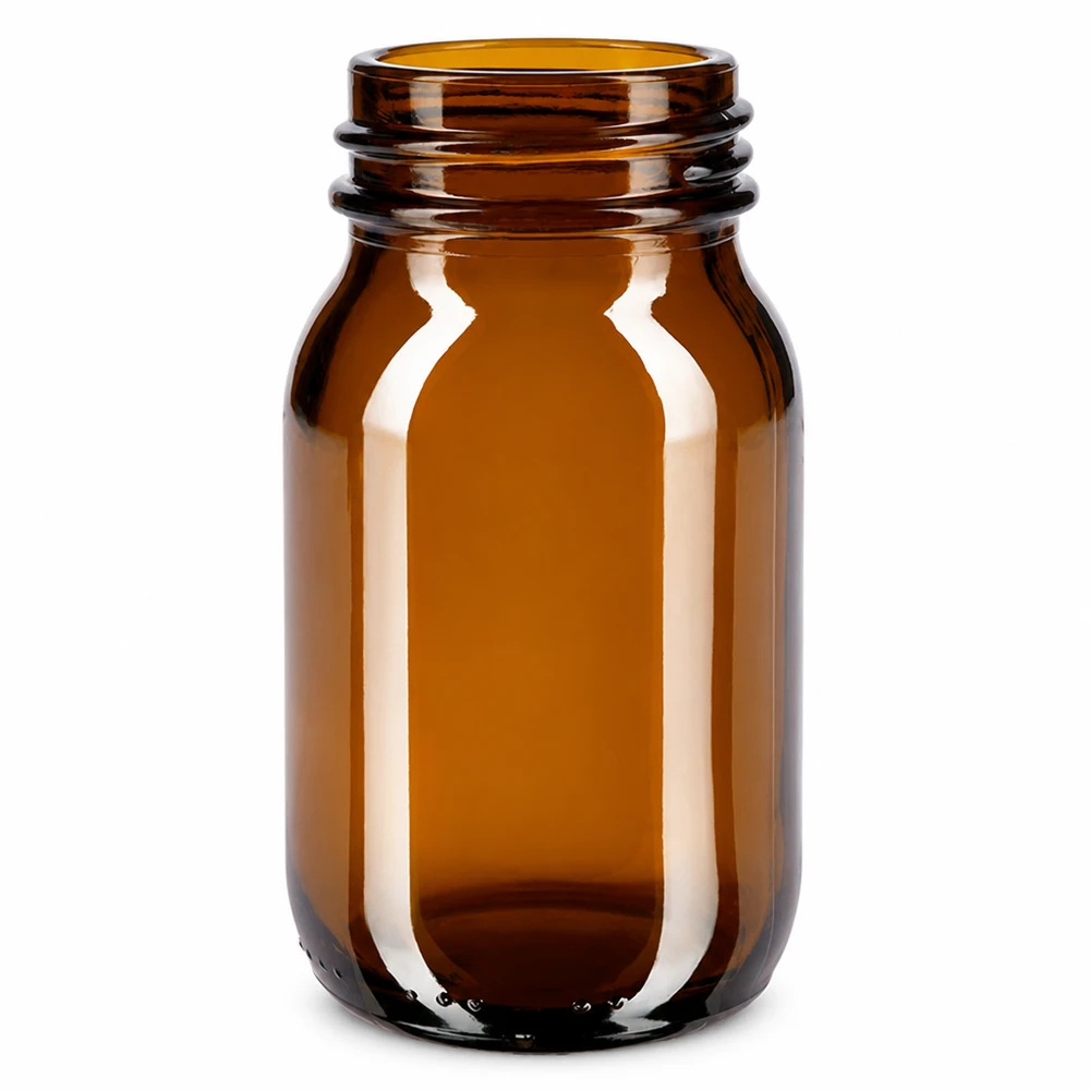 100ml Weithalsflasche Braunglas 100ml Weithalsflasche aus Braunglas für professionelle Verpackung und Lagerung in Gewerbe und Industrie