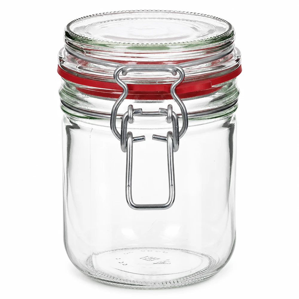 400ml Vorratsglas Typ G mit Bügelverschluss UN.. 400ml Vorratsglas mit Bügelverschluss aus robustem Glas für professionelle Lagerung und Aufbewahrung im Gewerbe