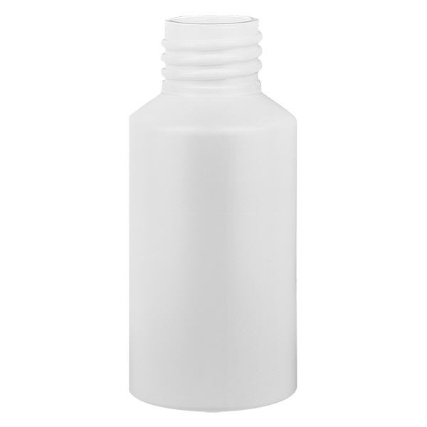 Apothekenflasche HDPE 50ml weiß, ohne Verschluss