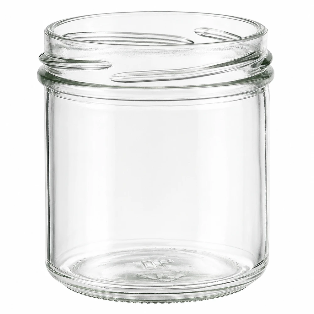 Leeres UNiTWIST Sturzglas 167ml TO66 aus transparentem Glas für Marmelade und Konserven