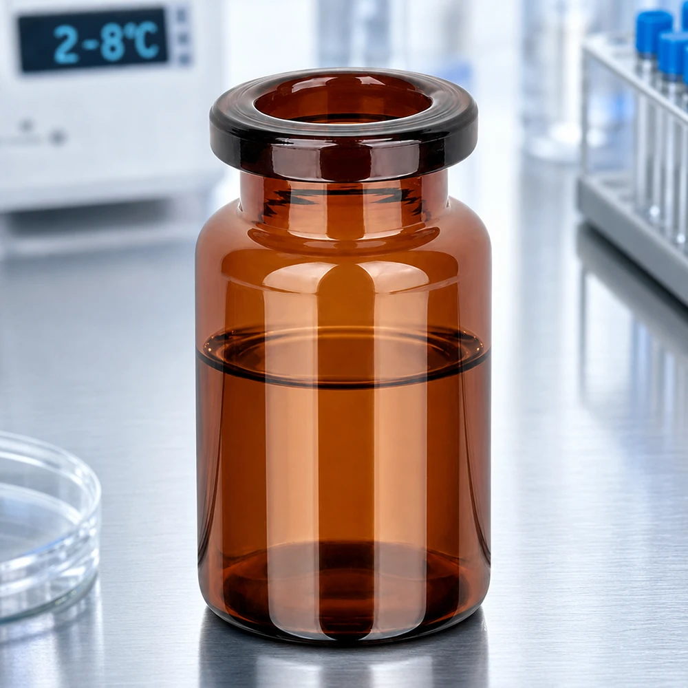 Injektionsflasche Braunglas 5ml für pharmazeutischen Einsatz lichtgeschützt steril abfüllbar