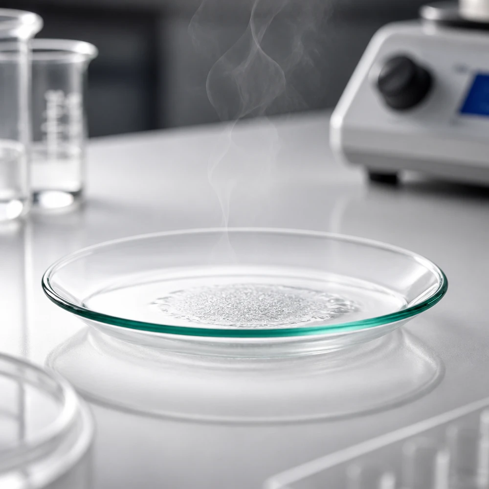 Uhrglasschale ø70 mm Uhrglasschale 70mm Durchmesser aus Borosilikatglas für Laboranwendungen und professionelle Analyse bei Pacadura