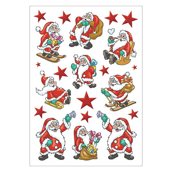 Sticker "Weihnachtsmann 1" (63 Aufkleber)