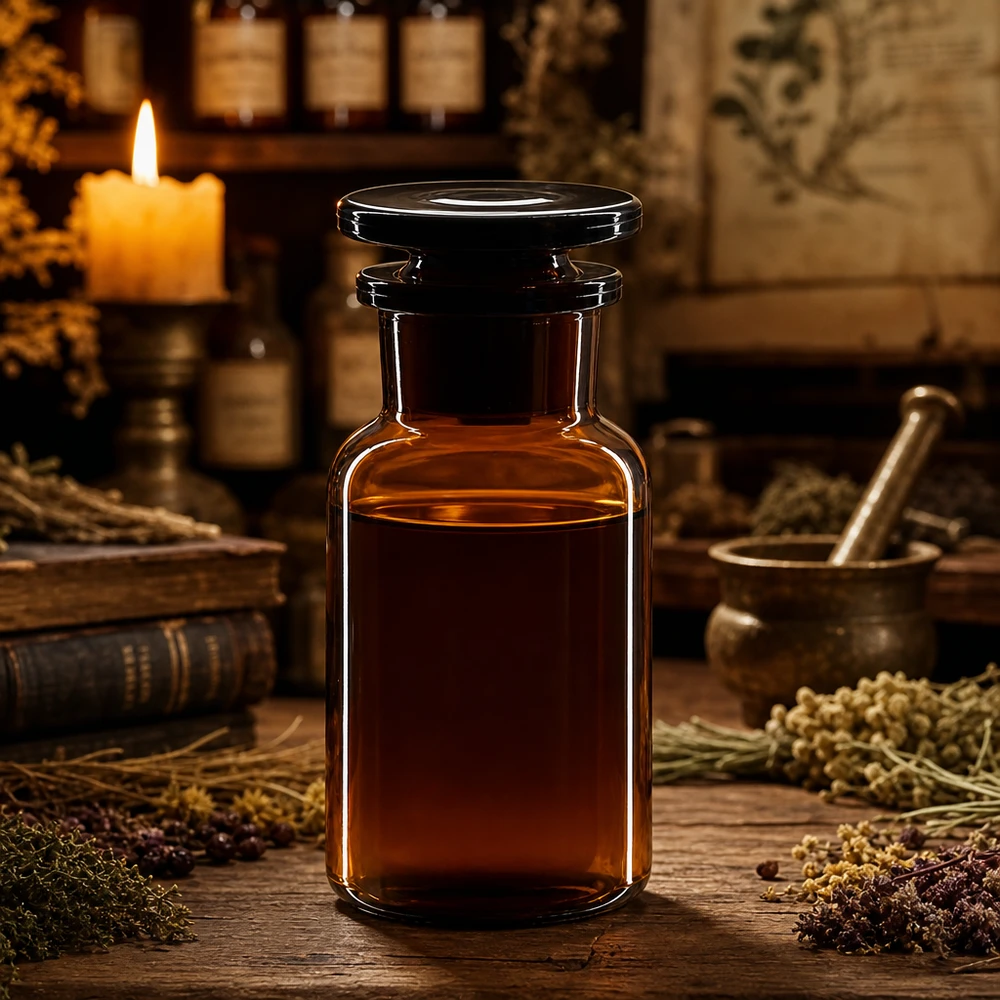 Rundschulterflasche 100ml braun Weithals mit Glasstopfen für professionellen Laboreinsatz
